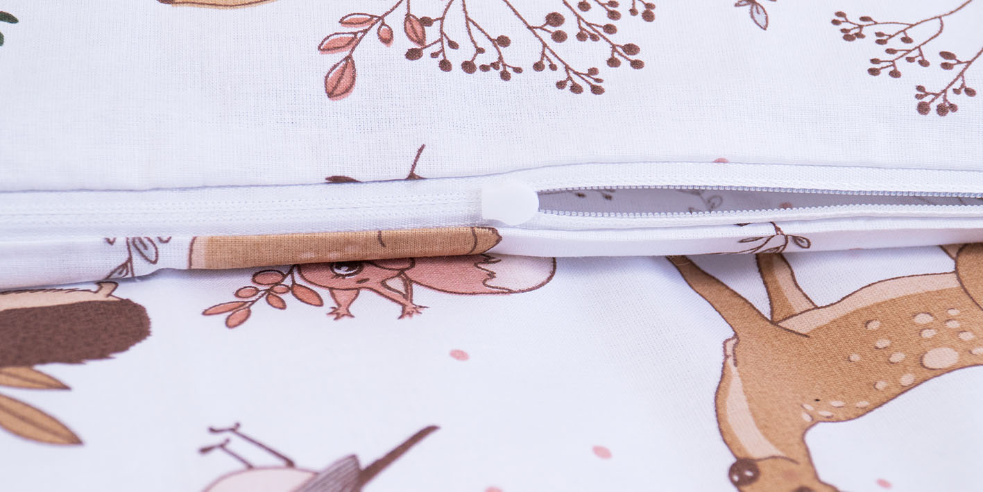 Pościel 100x160 cm 100% bawełna las granat